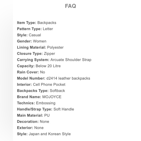 Santoria It’s Mine Backpack - Picture 2 of 10